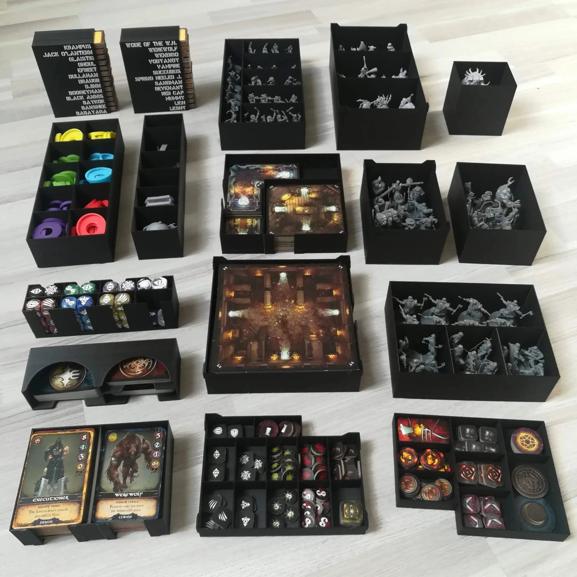 Village Attacks - Board Game Insert Tinkering Paws