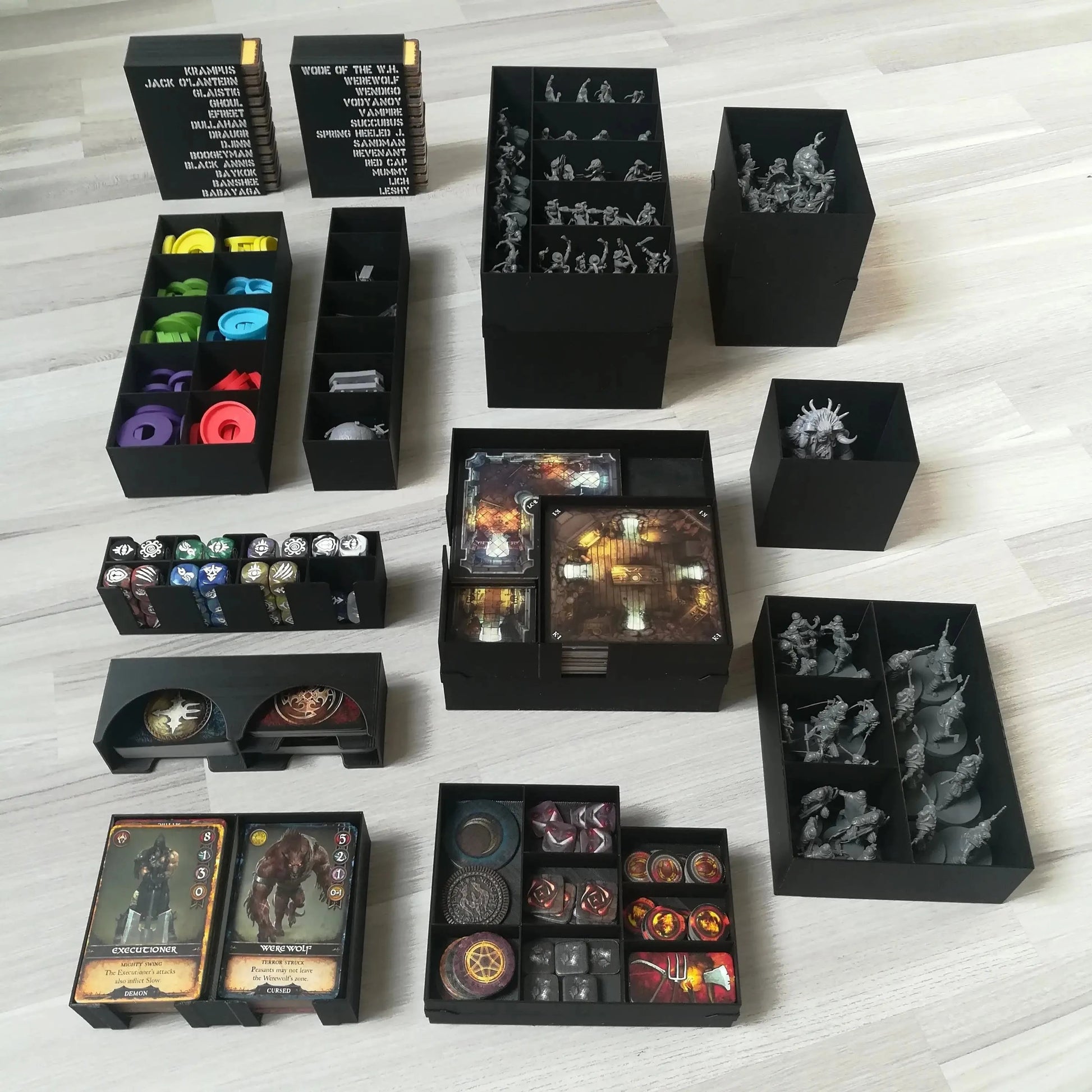 Village Attacks - Board Game Insert Tinkering Paws