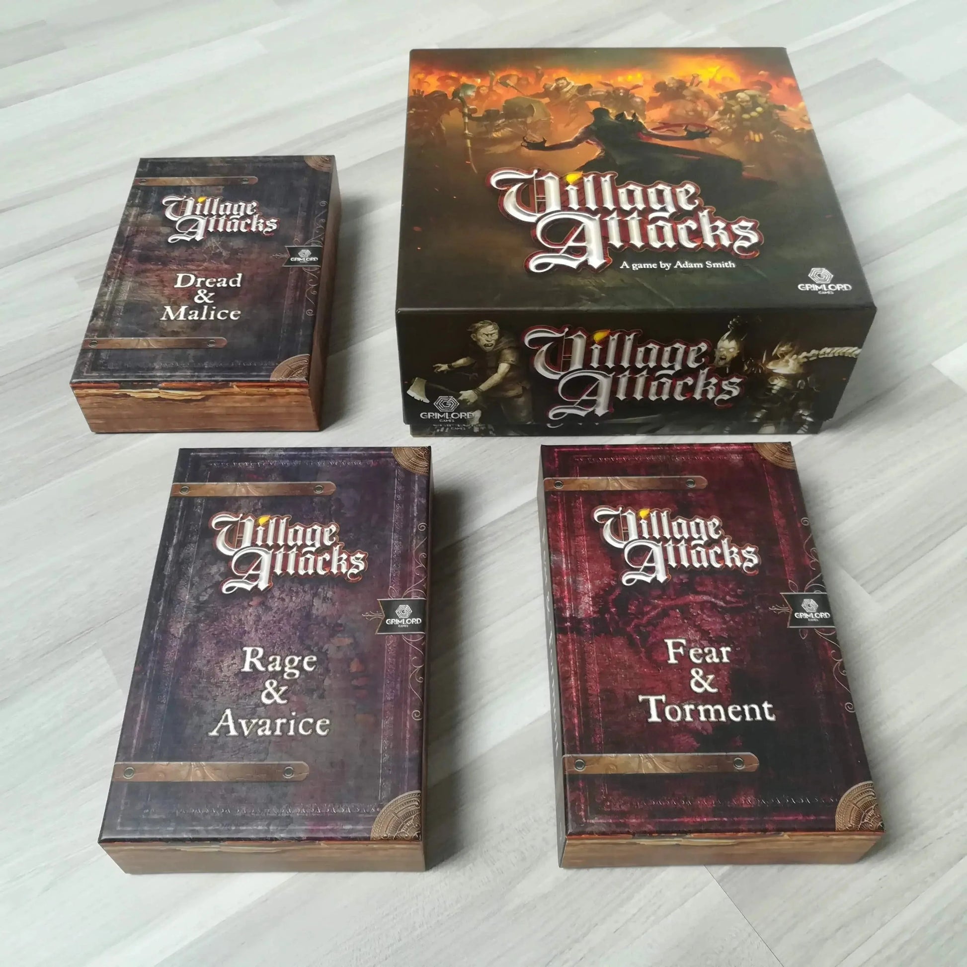 Village Attacks - Board Game Insert Tinkering Paws