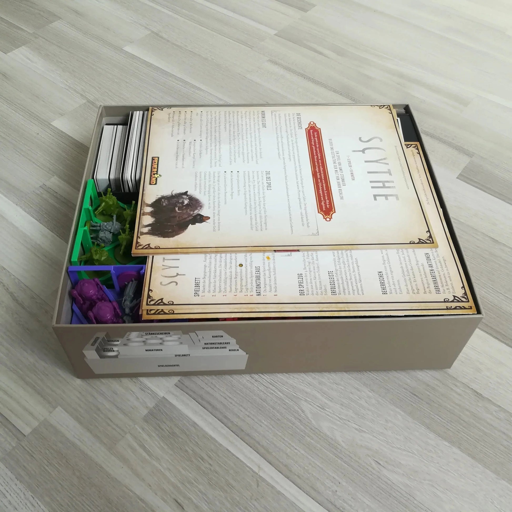 Scythe - Board Game Insert - Game Box